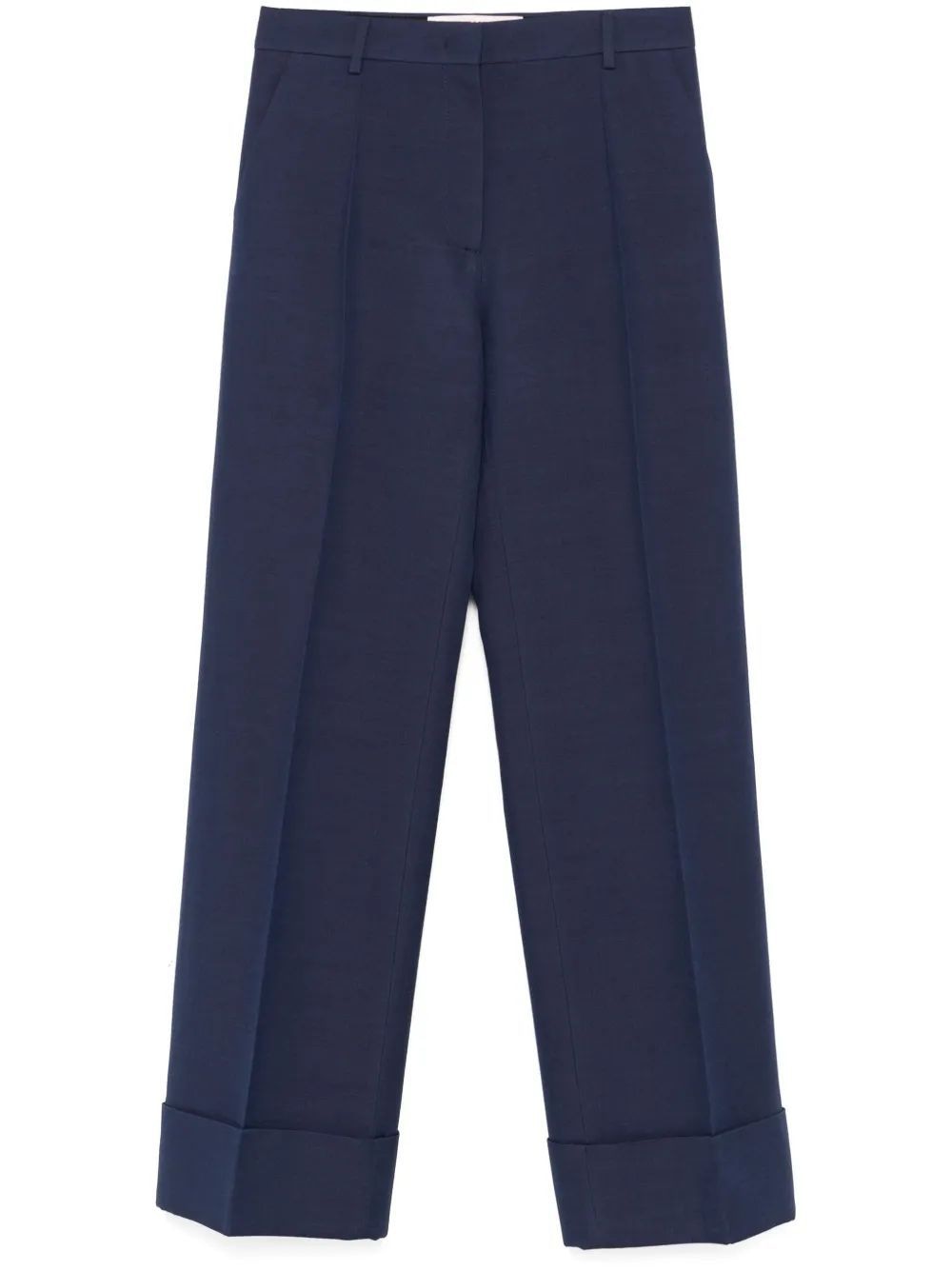 Valentino Navy Pants Wide Leg