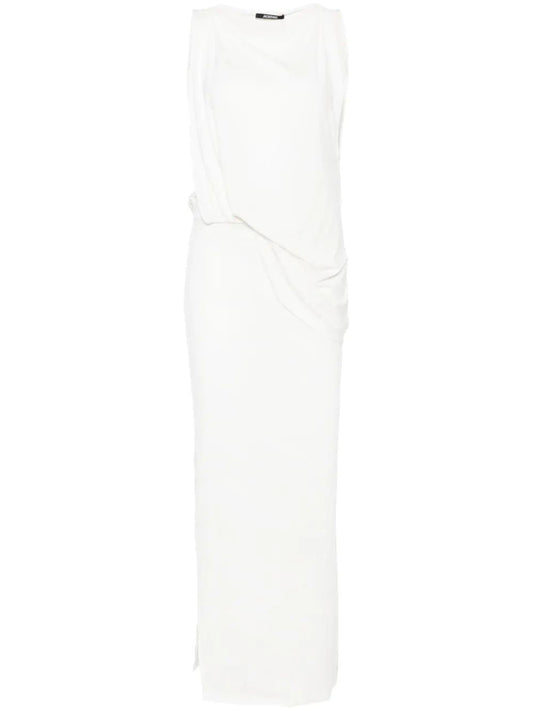 Jacquemus Sm White Peplo Dress