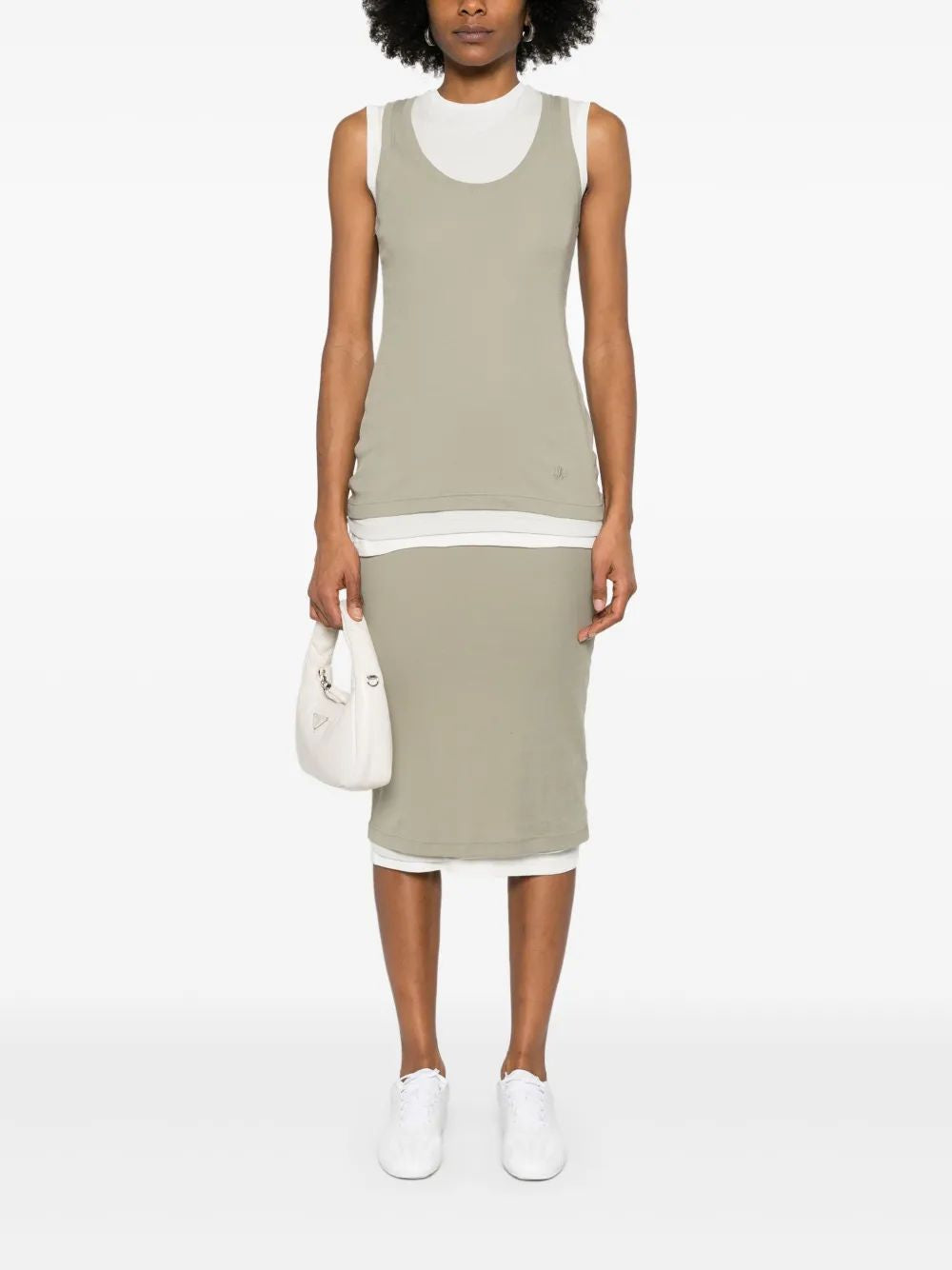 Jil Sander 3-Pack Natu Gray Khaki Tank Top