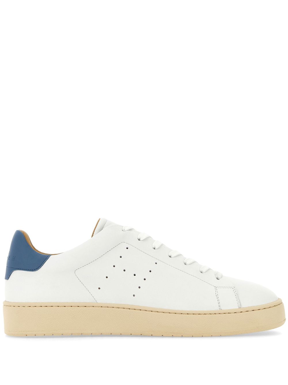 Hogan Calf Leather Sneakers With Rubber Sole