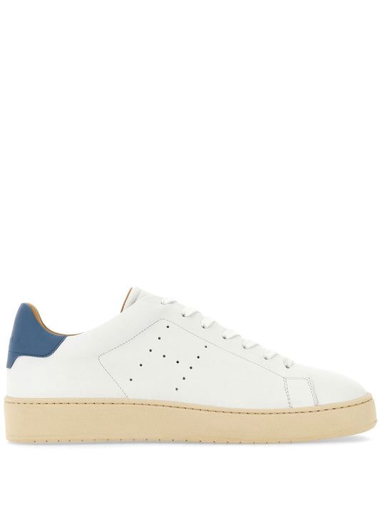 Hogan Calf Leather Sneakers With Rubber Sole