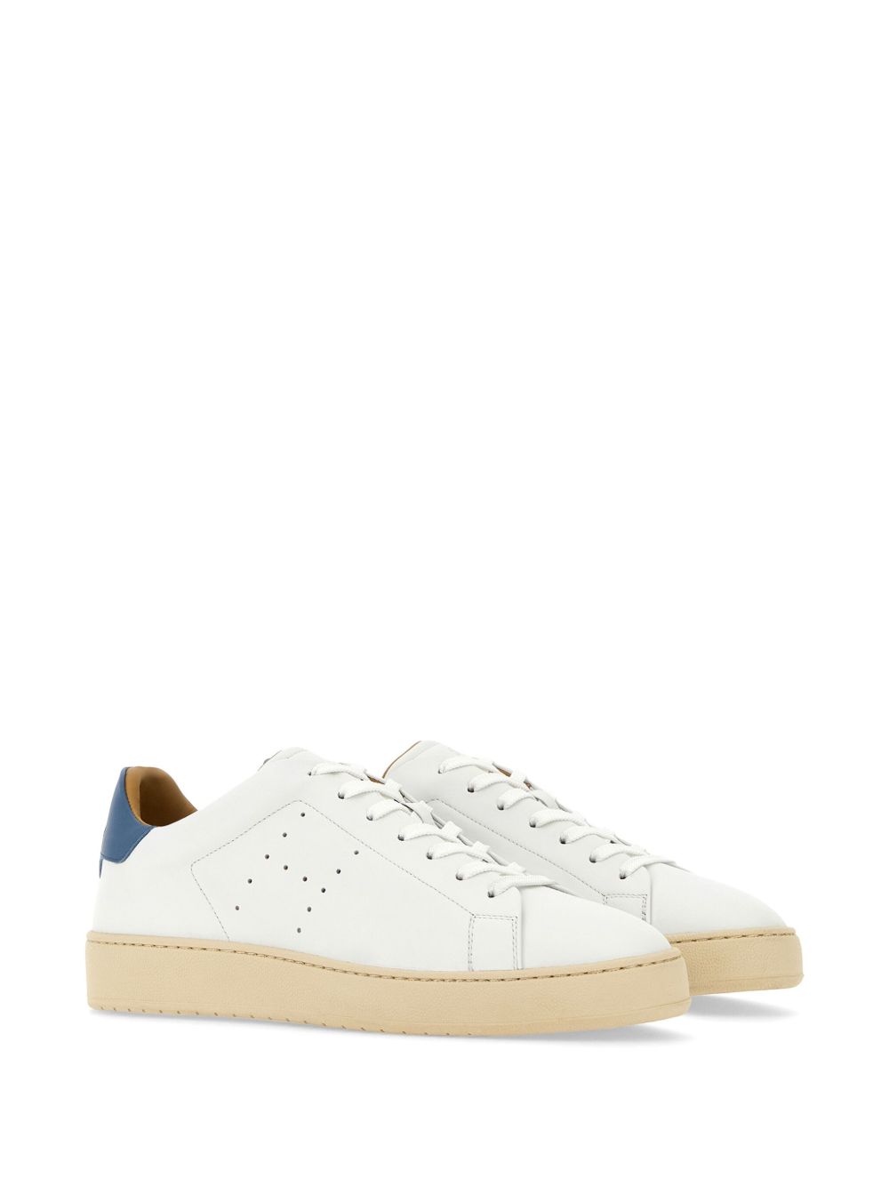 Hogan Calf Leather Sneakers With Rubber Sole