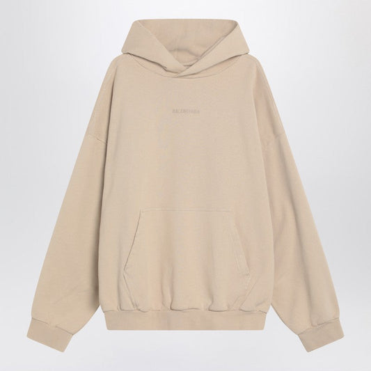 Balenciaga Beige New Balenciaga Back Sweatshirt