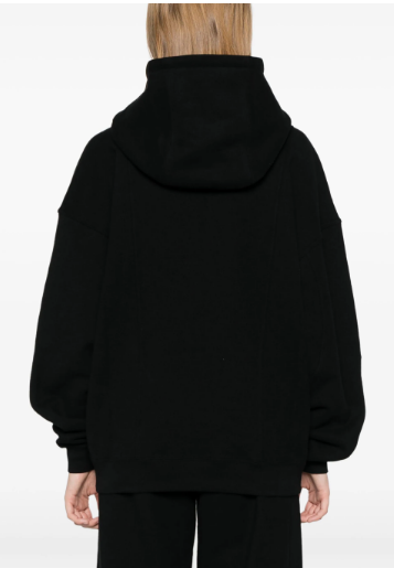 Saint Laurent Black Cotton Clothing Sweaters