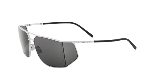 Saint Laurent Silver Acetate Sunglasses