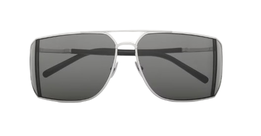 Saint Laurent Silver Acetate Sunglasses