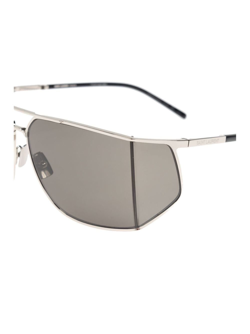 Saint Laurent Silver Acetate Sunglasses