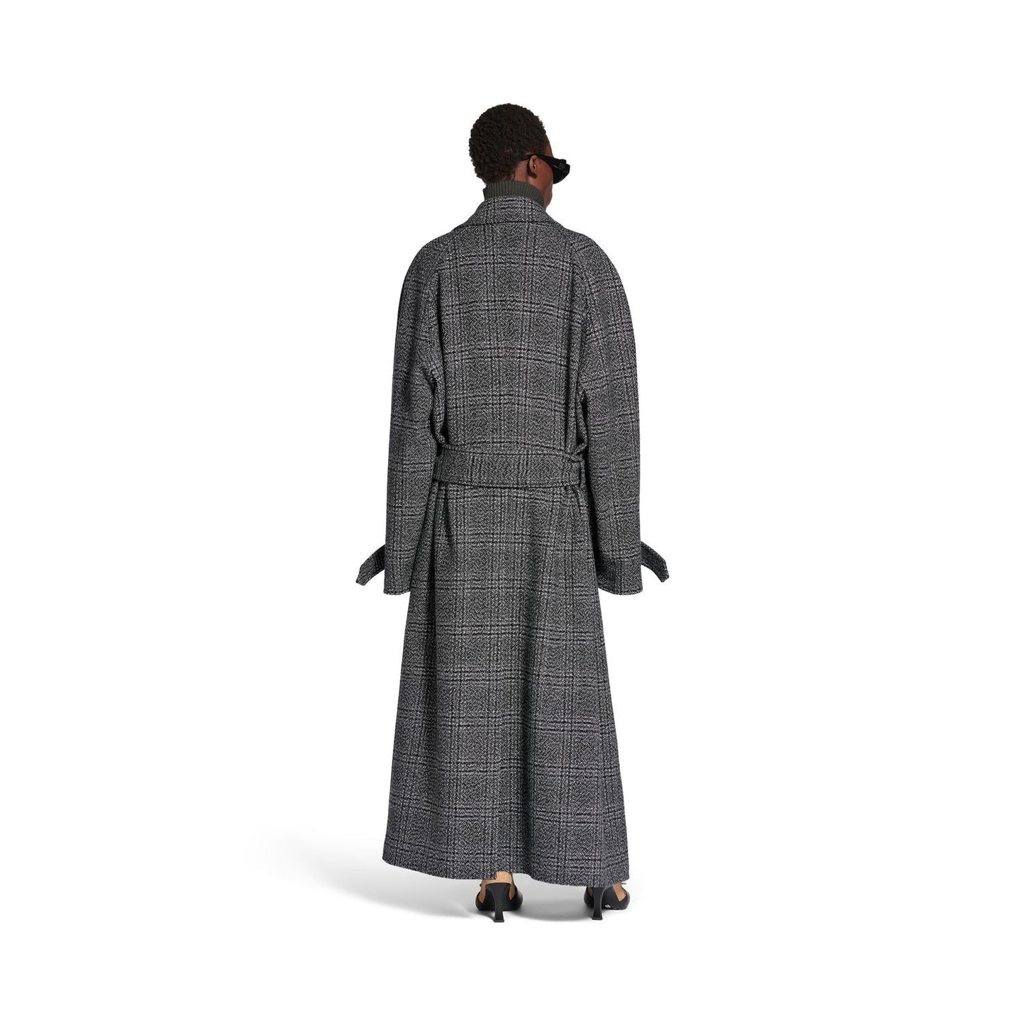 Balenciaga Embroidered Wool Coat