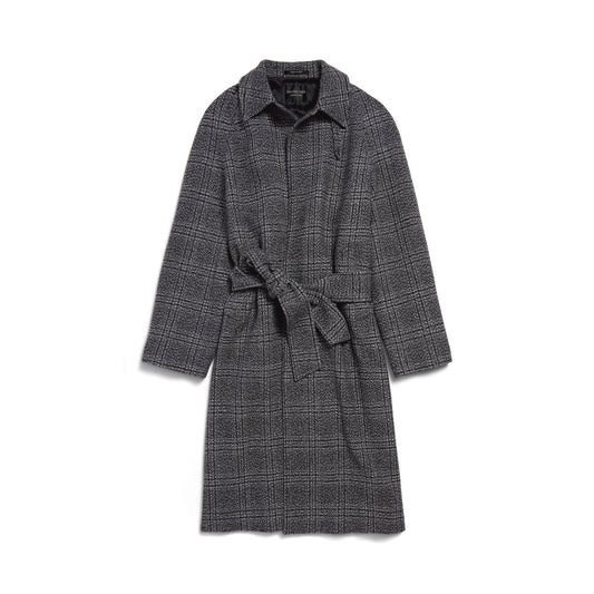 Balenciaga Embroidered Wool Coat