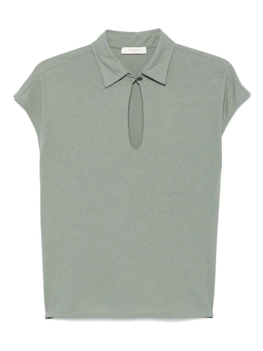 Zanone Light Green Sm Top