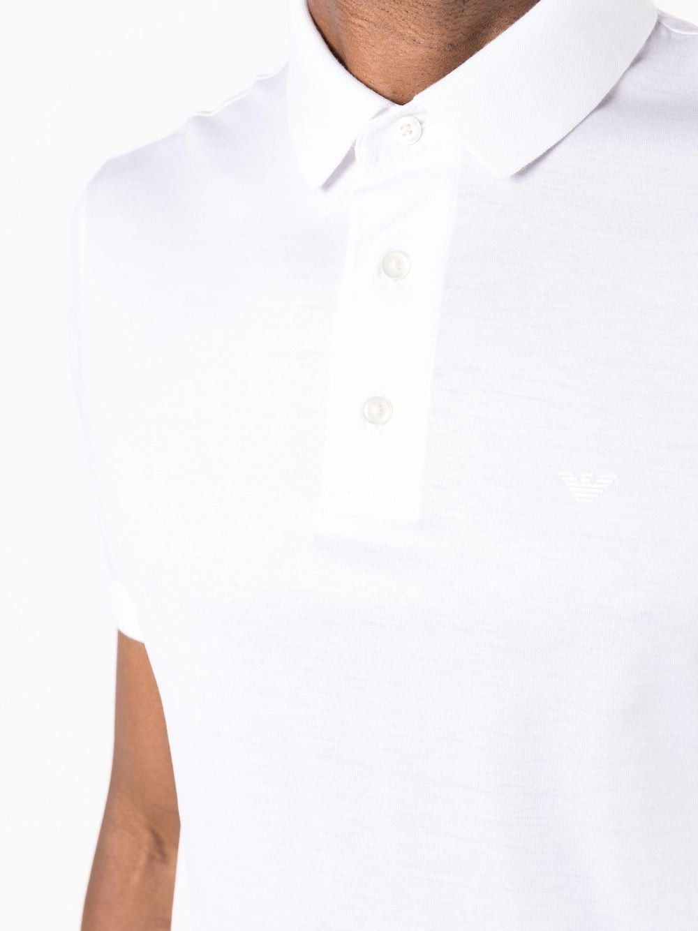 Emporio Armani Logo Print Polo Shirt