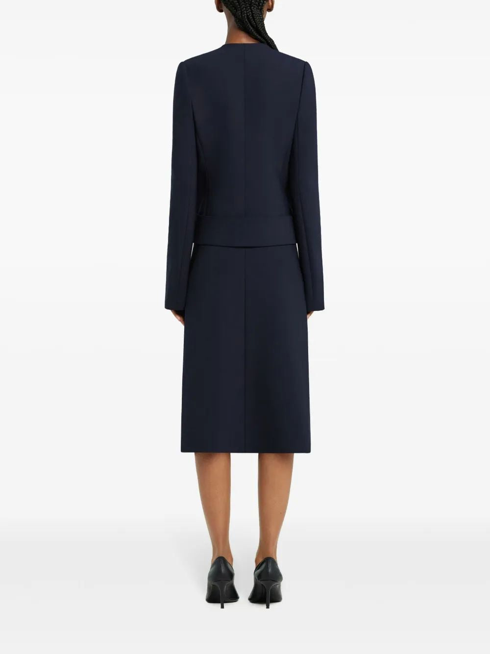 Courregès Navy Midi Skirt