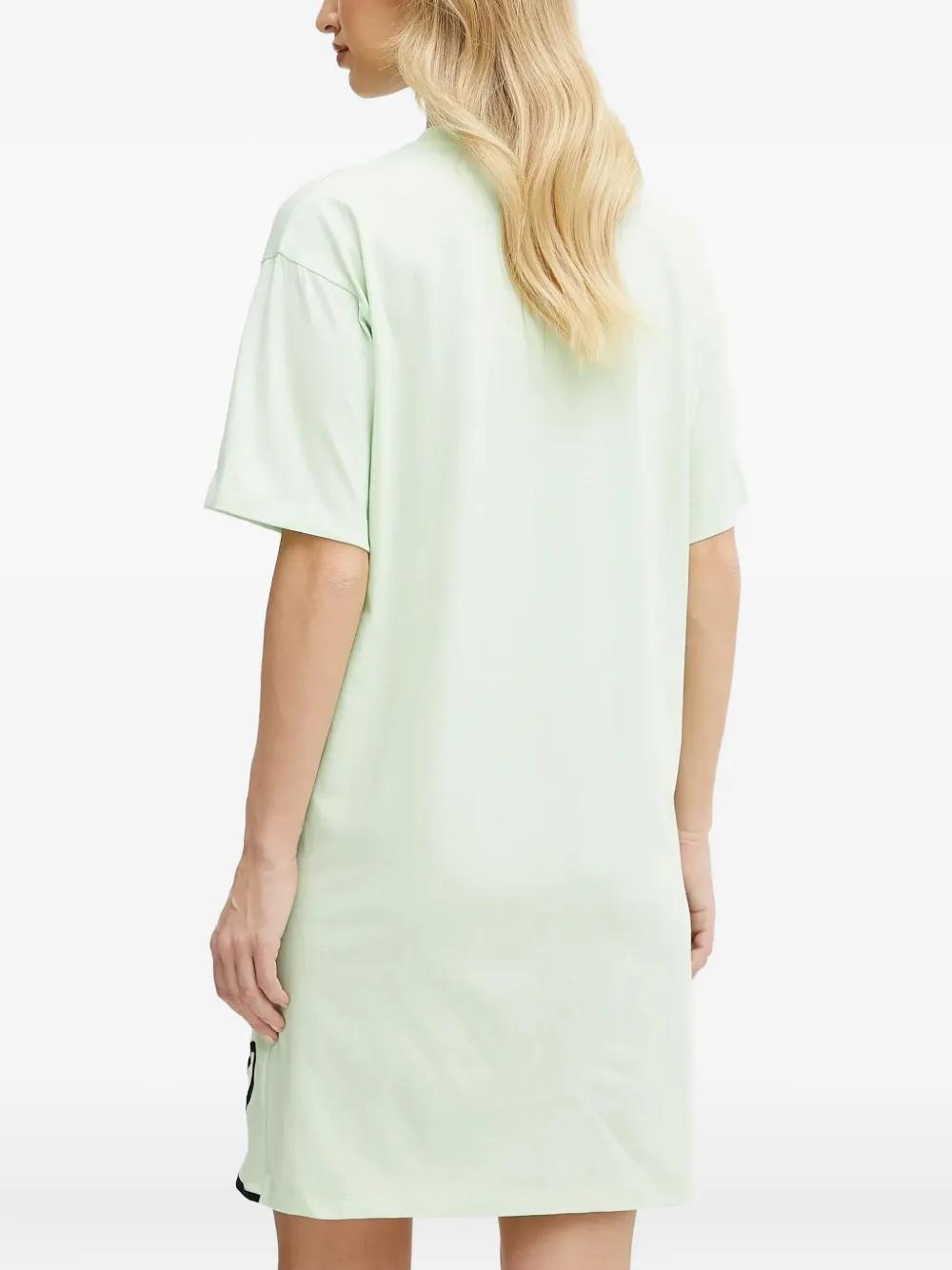 Karl Lagerfeld Dress With Embroidered Logo