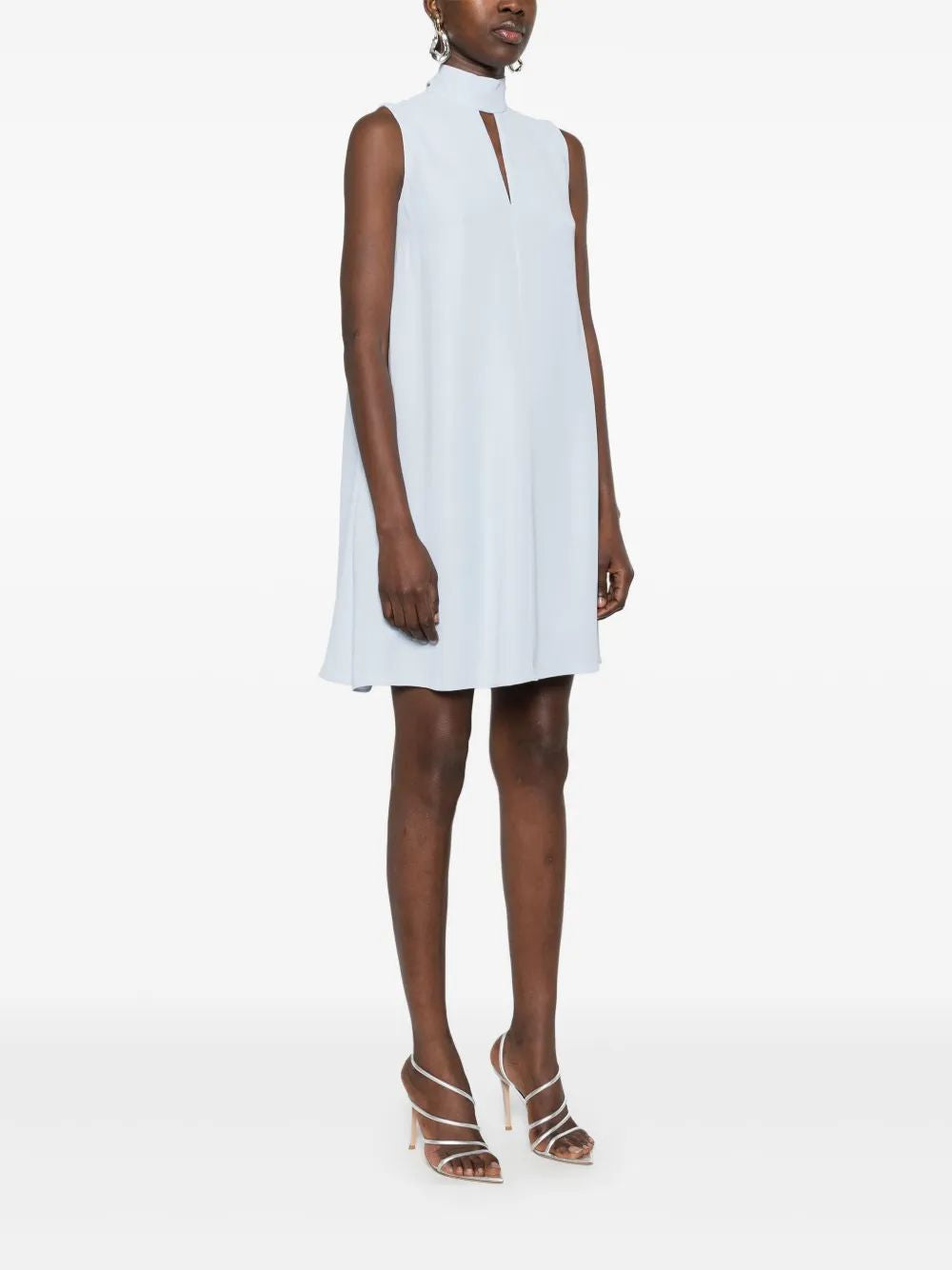 Karl Lagerfeld Sm Light Blue Short Cocktail Dress