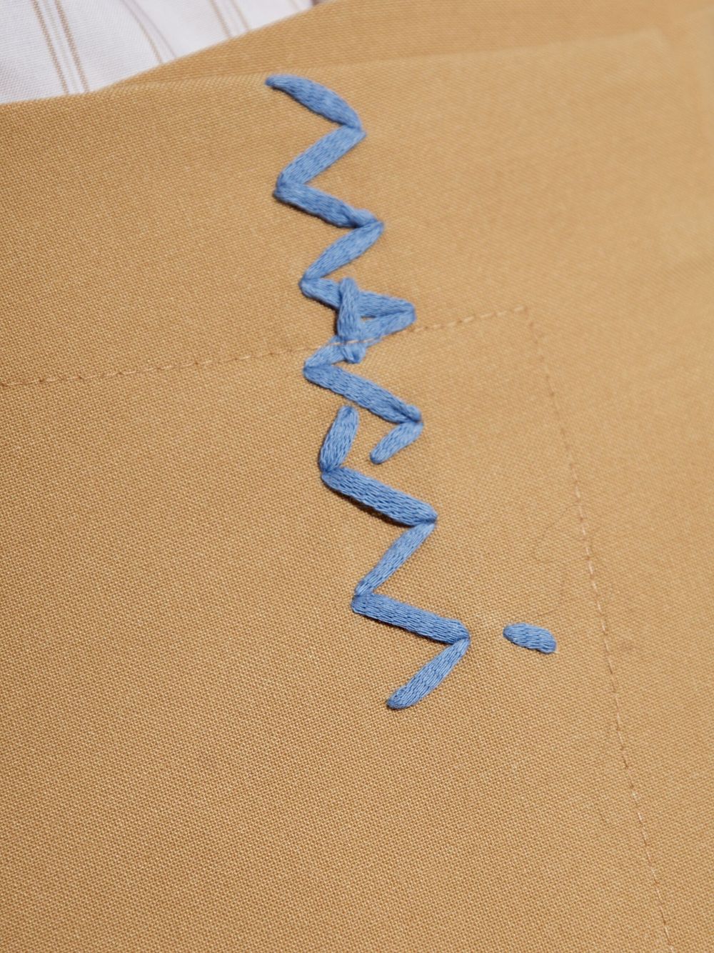 Marni Camel Midi Skirt With Bow On The Side
