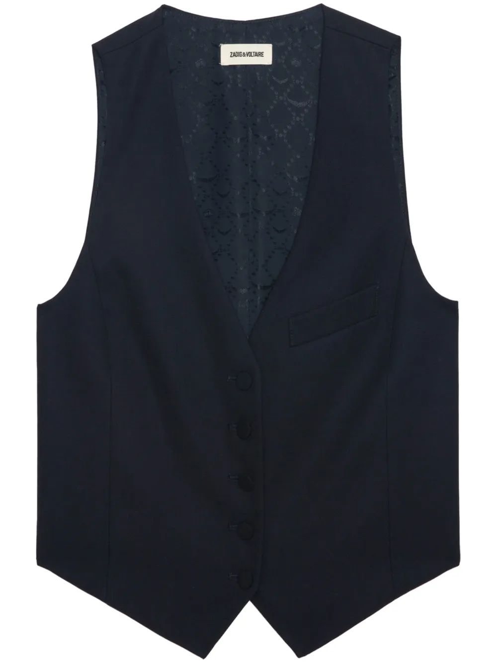 Zadig&Voltaire Chaleco Emaux Marino
