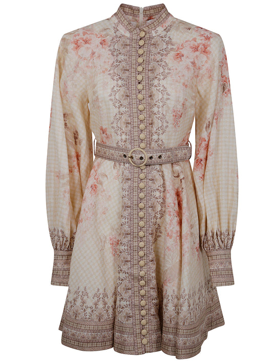 Zimmermann Illuminate Buttoned Mini Dress