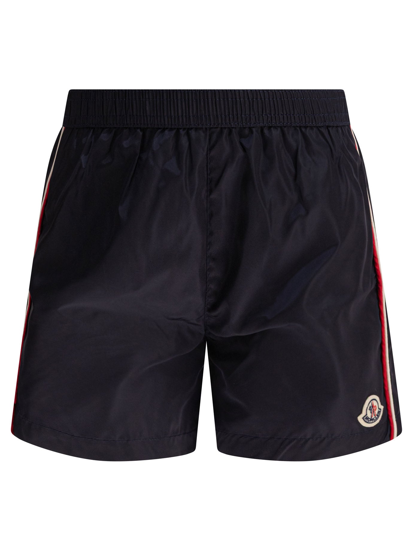 Moncler Kids Swimsuit With Tricolor Trim