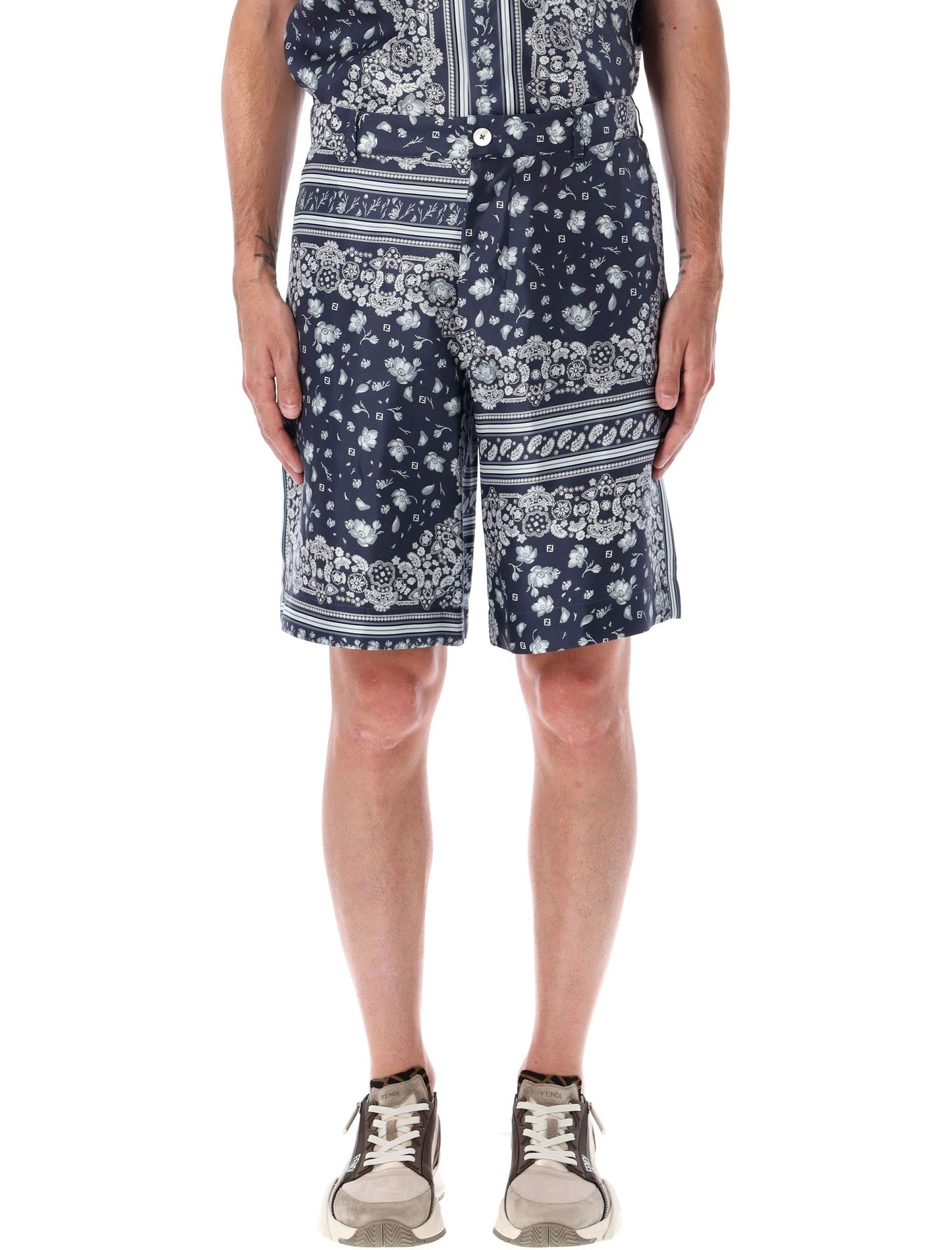 Fendi Silk Shorts