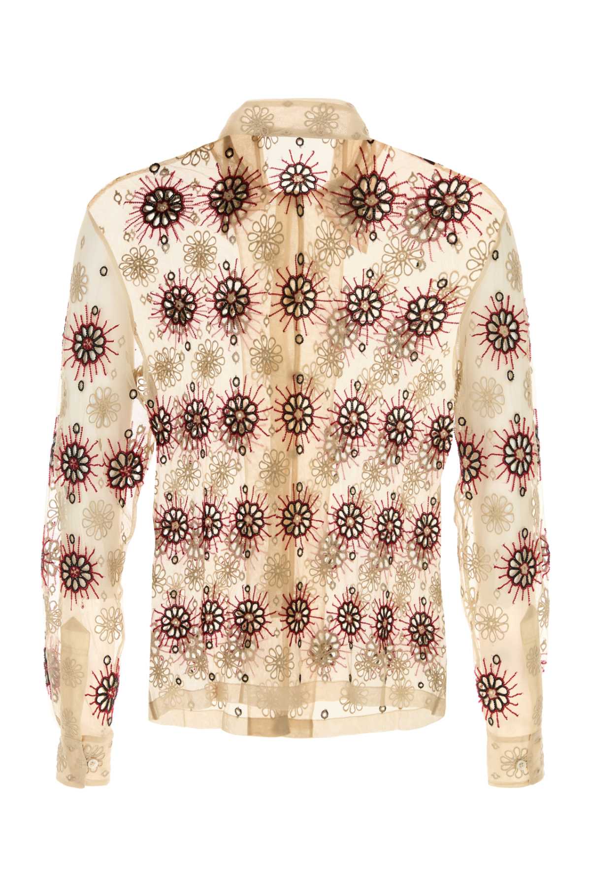 Bode Embellished Tulle Solarium Shirt
