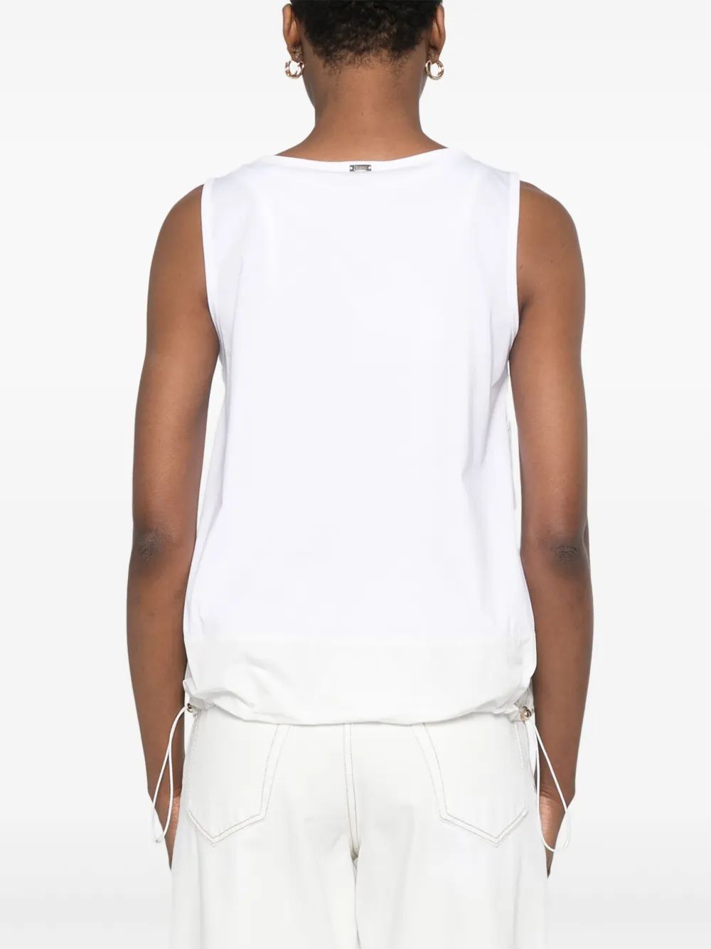 Herno Top Sm Blanco Detalle Bordado