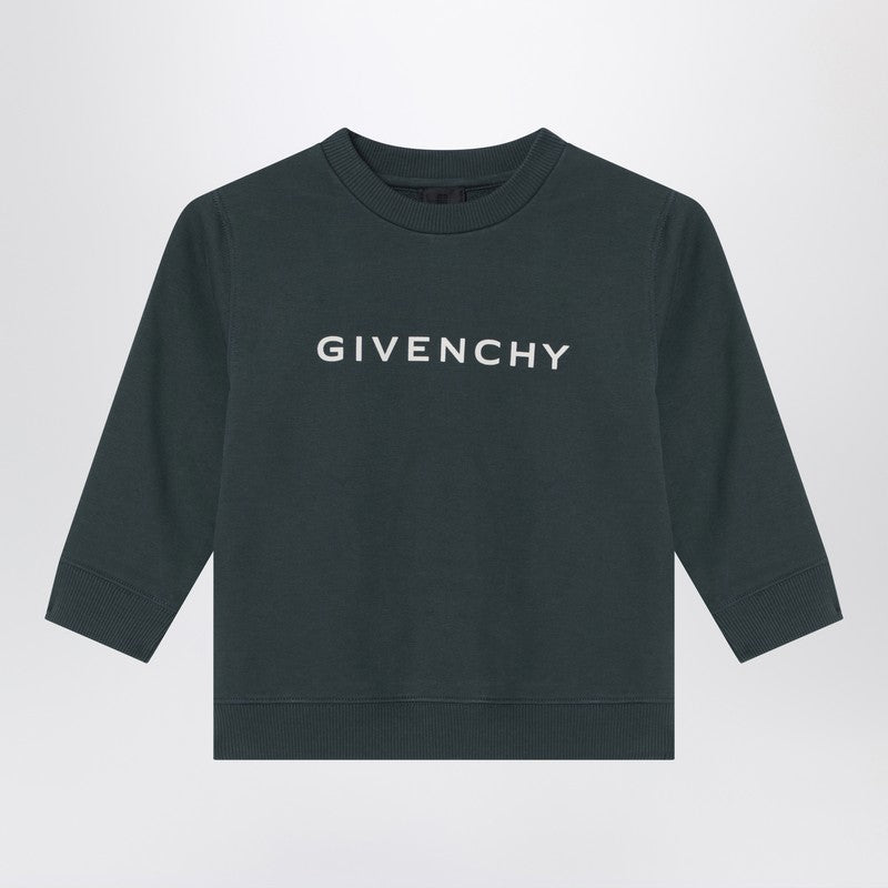 Givenchy Dark Green Sweatshirt With Logo
