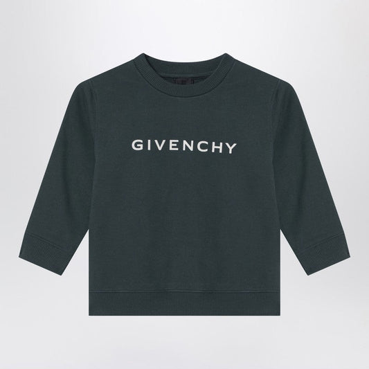 Givenchy Dark Green Sweatshirt With Logo