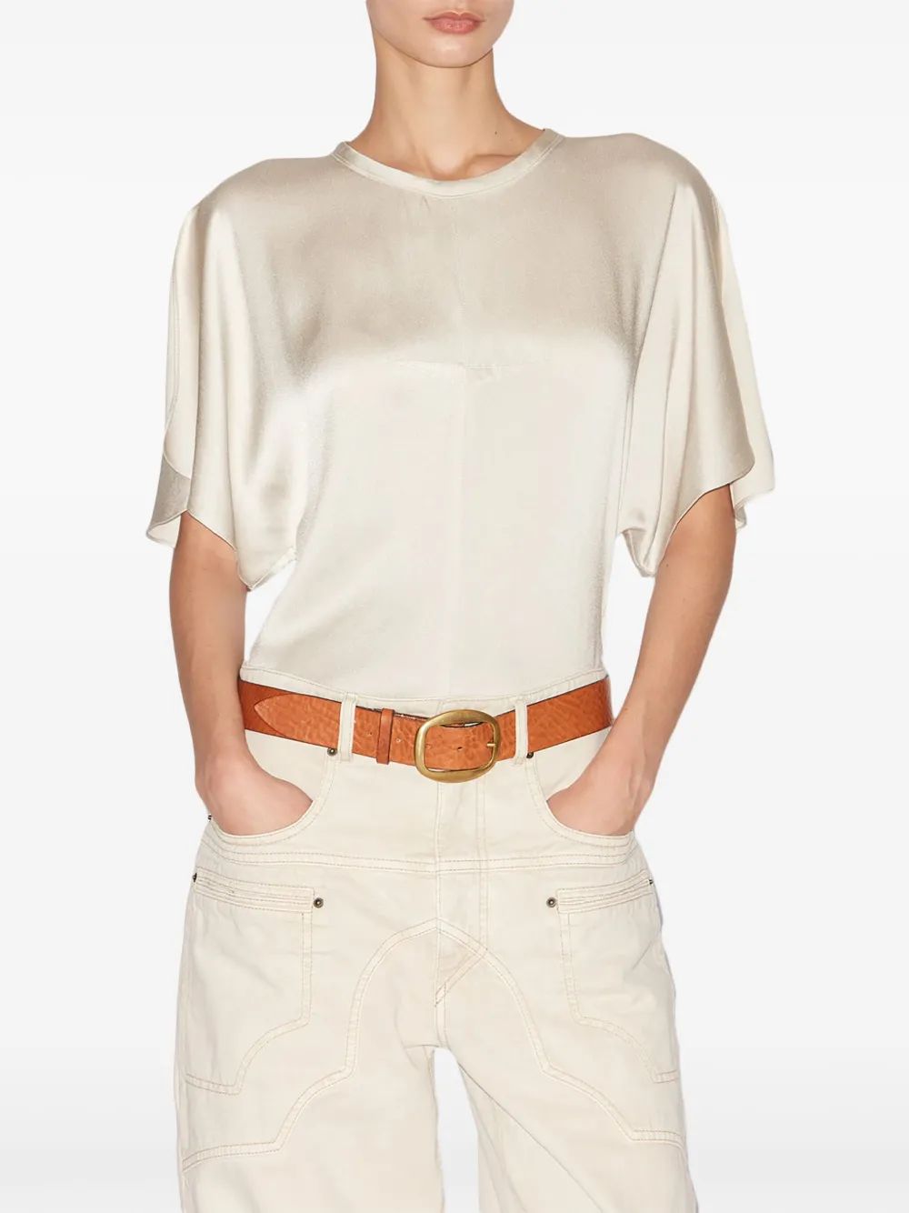 Isabel Marant Mc Karlita Pearl Beige Top