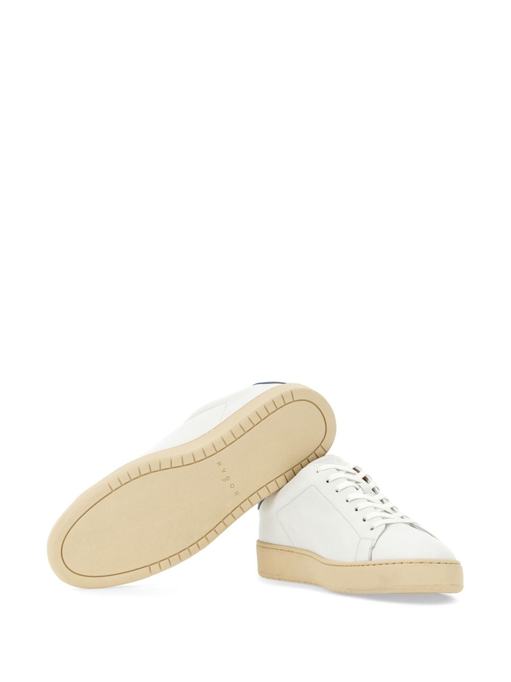 Hogan Calf Leather Sneakers With Rubber Sole