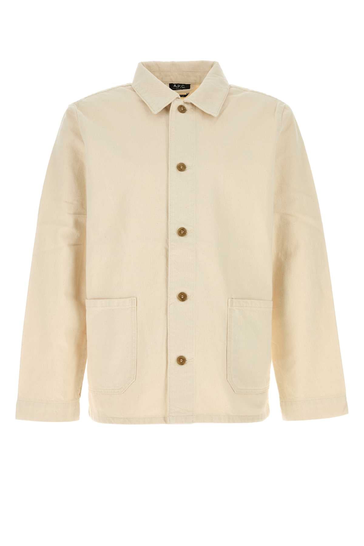 A.p.c. Sand Denim Kerlouan Jacket