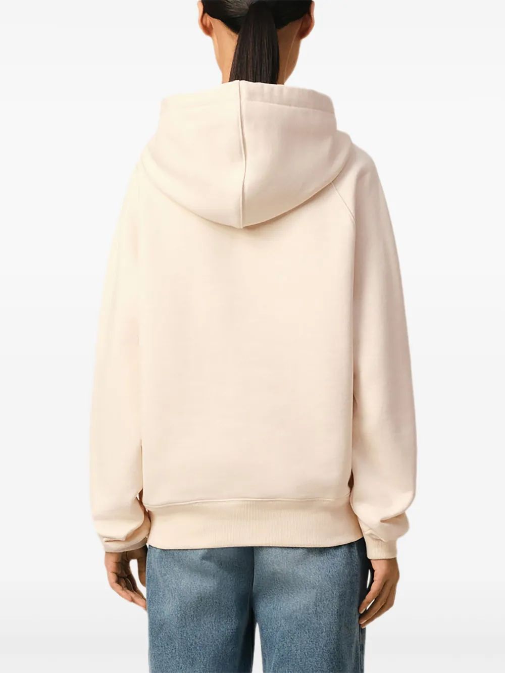 Ami Paris Cream Cotton Sweatshirt