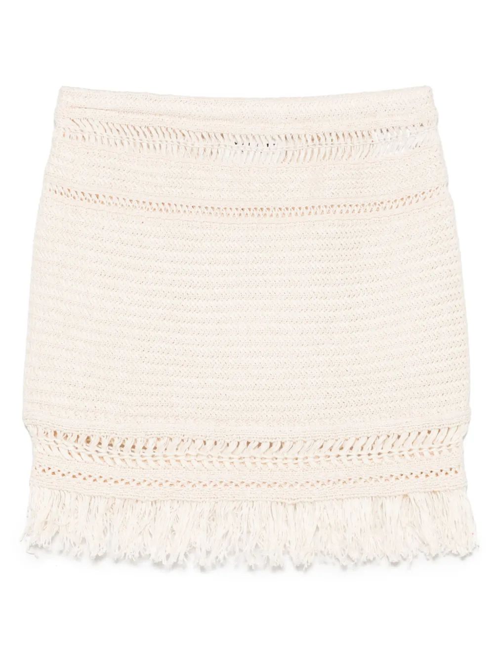 Isabel Marant Etoile Natural Ardena Crochet Mini Skirt