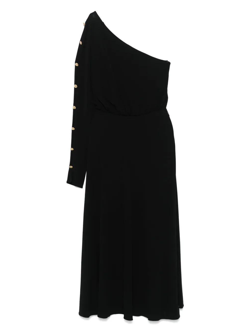 Elisabetta Franchi Sm Black Long Dress