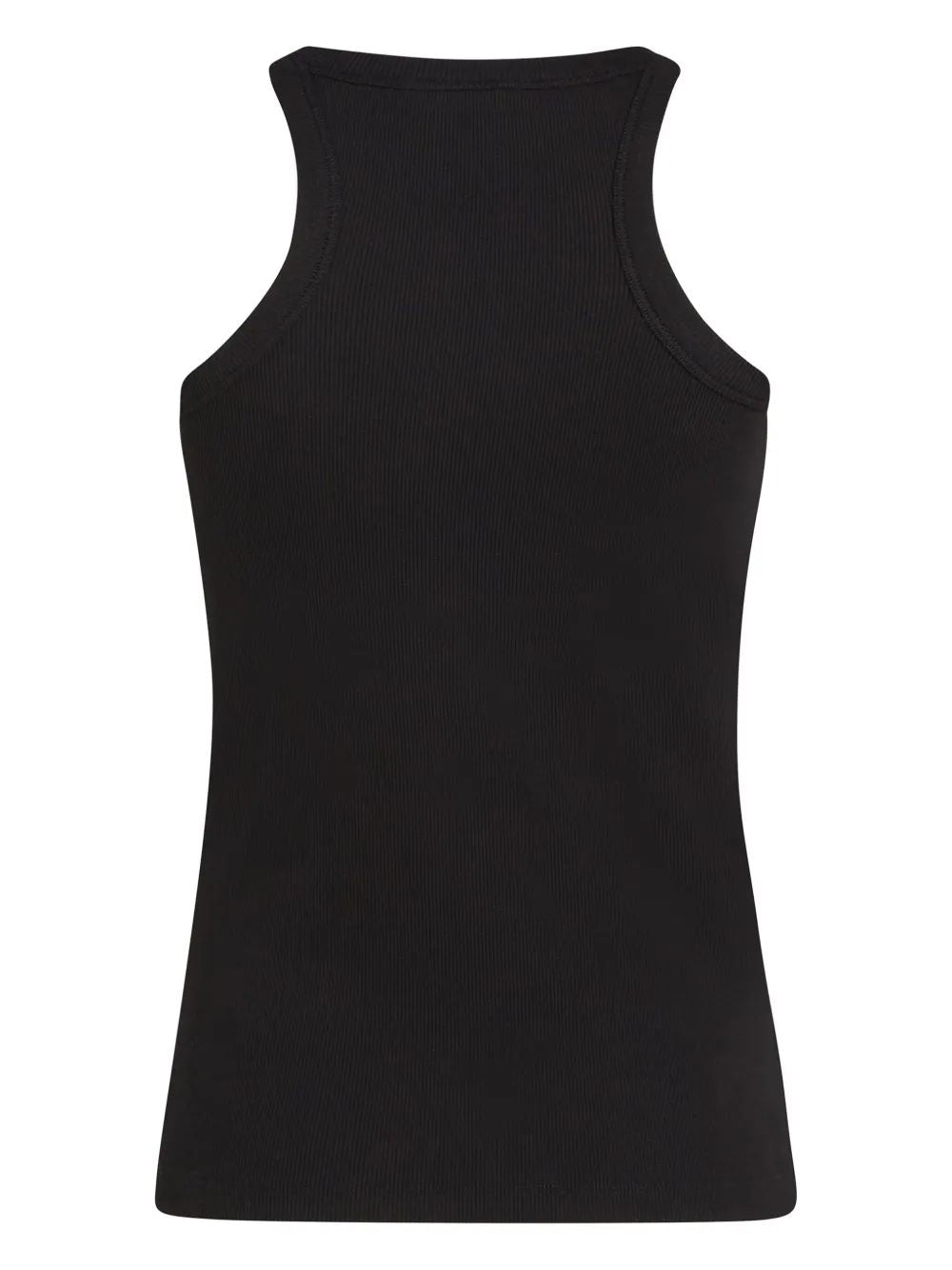 Karl Lagerfeld Black Autograph Top White Embroidered Logo
