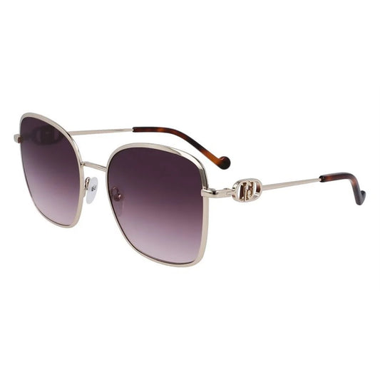 Liu Jo Gold Shiny Metal Sunglasses