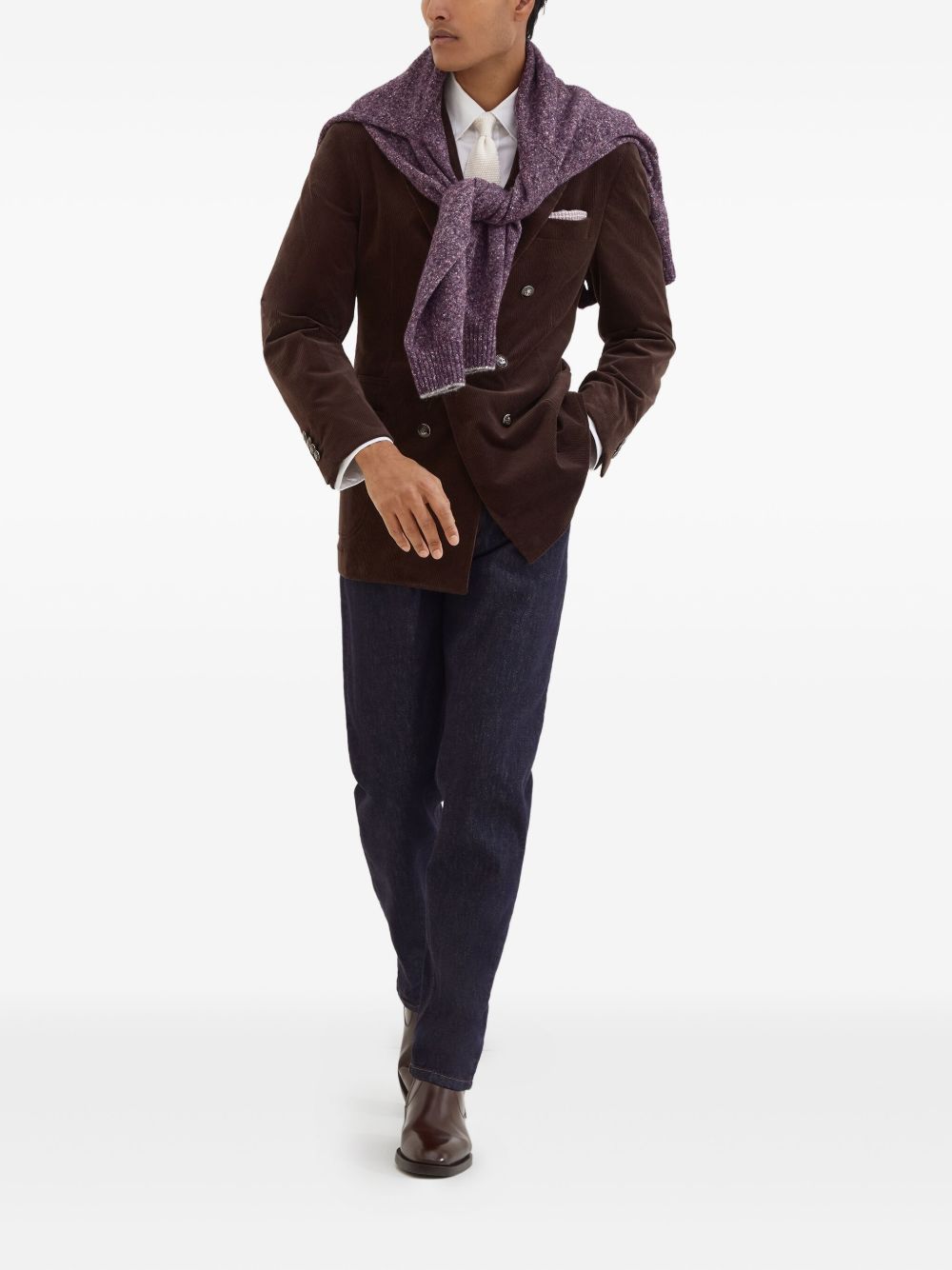 Brunello Cucinelli Blue Cotton Clothing Jeans