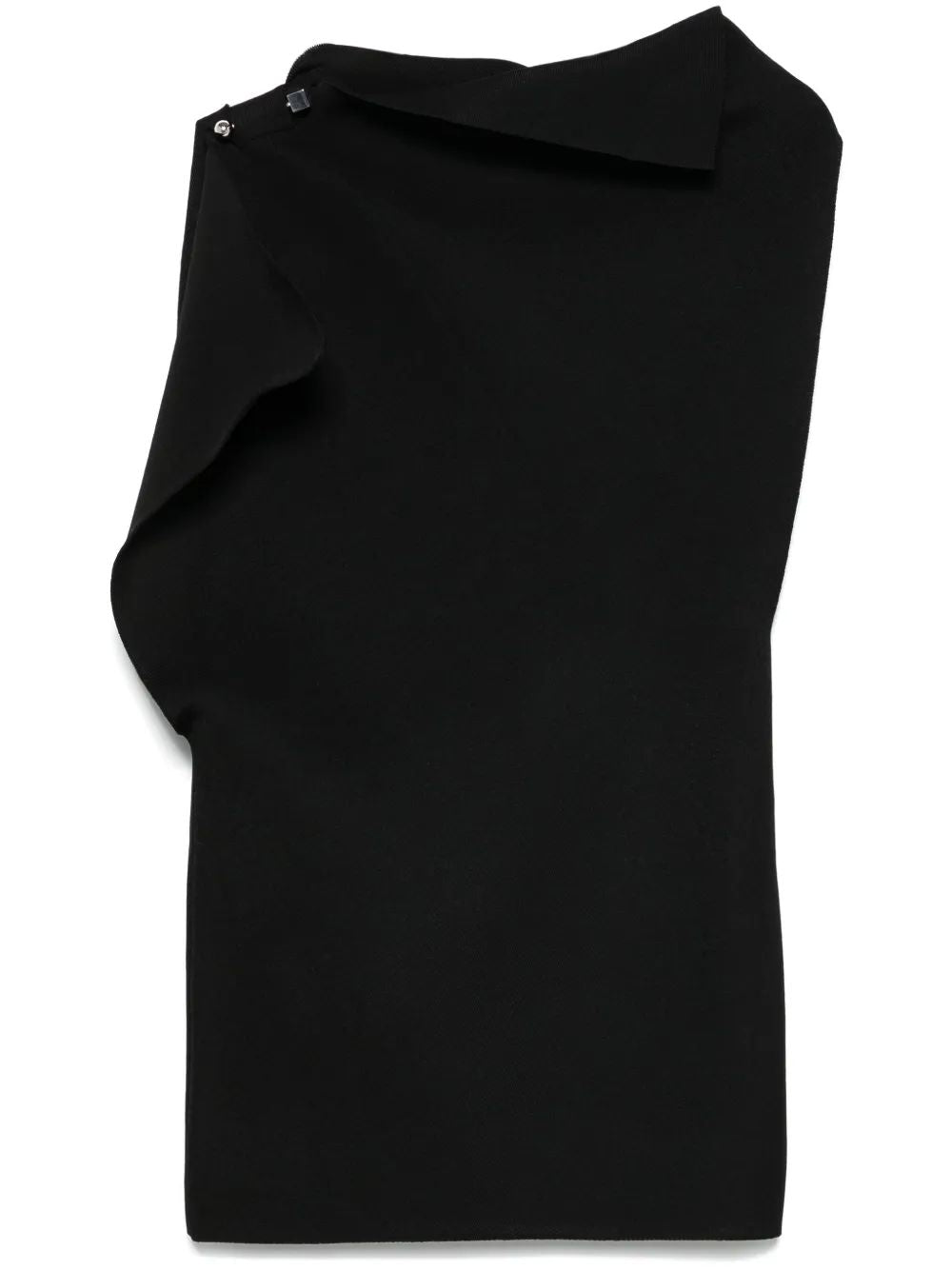 Jacquemus Short Black Trapeze Dress Sm