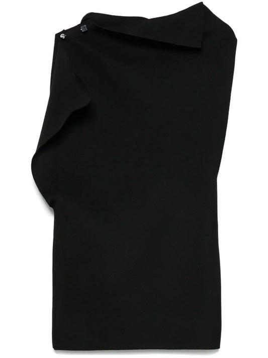 Jacquemus Short Black Trapeze Dress Sm