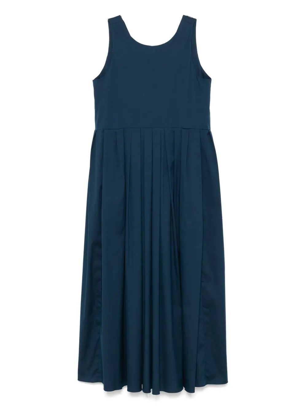 S Max Mara Vestido Sm Moira Azul Petroleo Largo