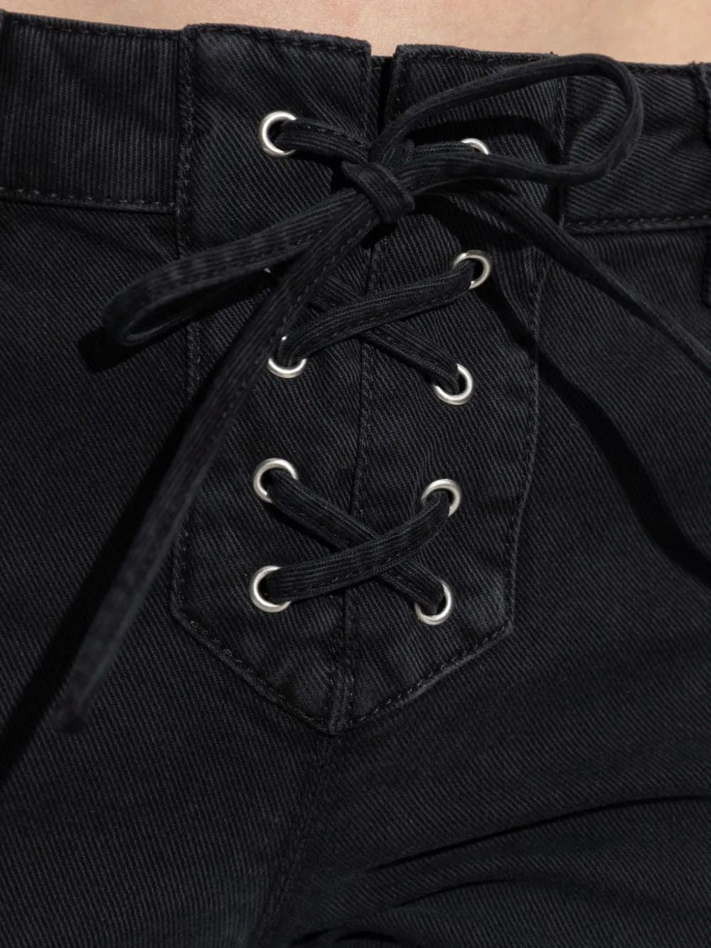 Isabel Marant 5B Vanel Black Pants With Cord Detail