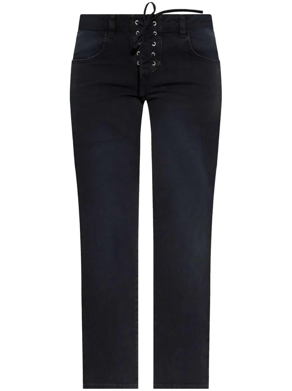 Isabel Marant 5B Vanel Black Pants With Cord Detail