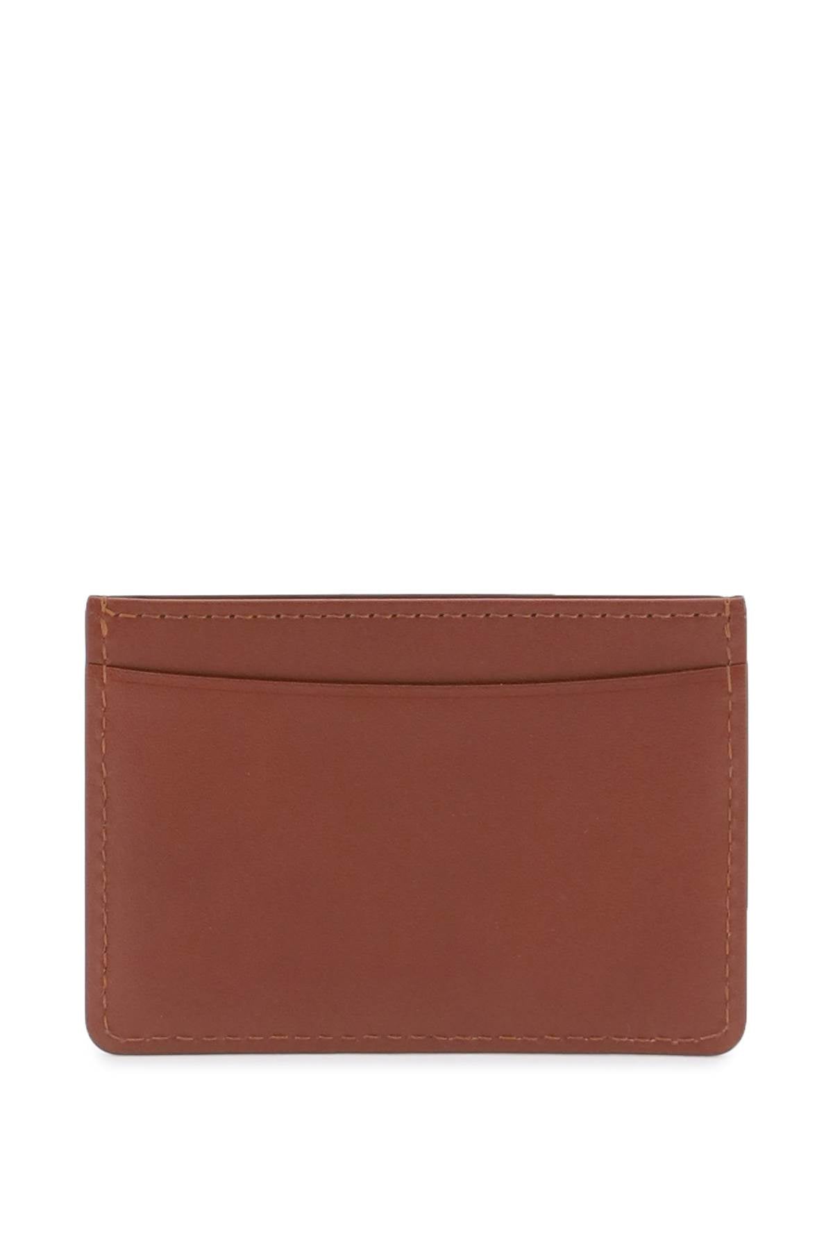 A.p.c. Brown Leather Card Holder