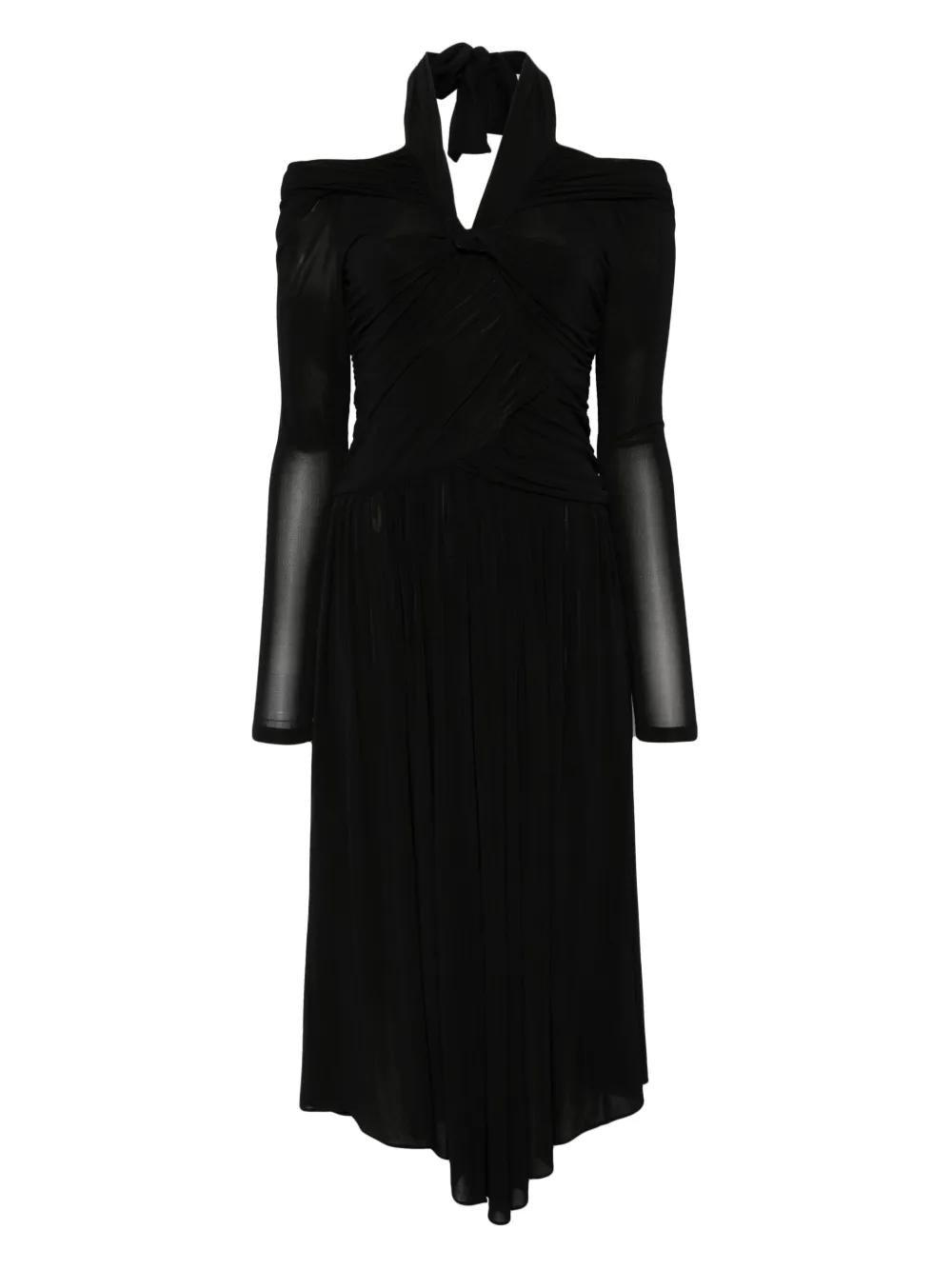Isabel Marant Ml Valentine Black Nud Dress