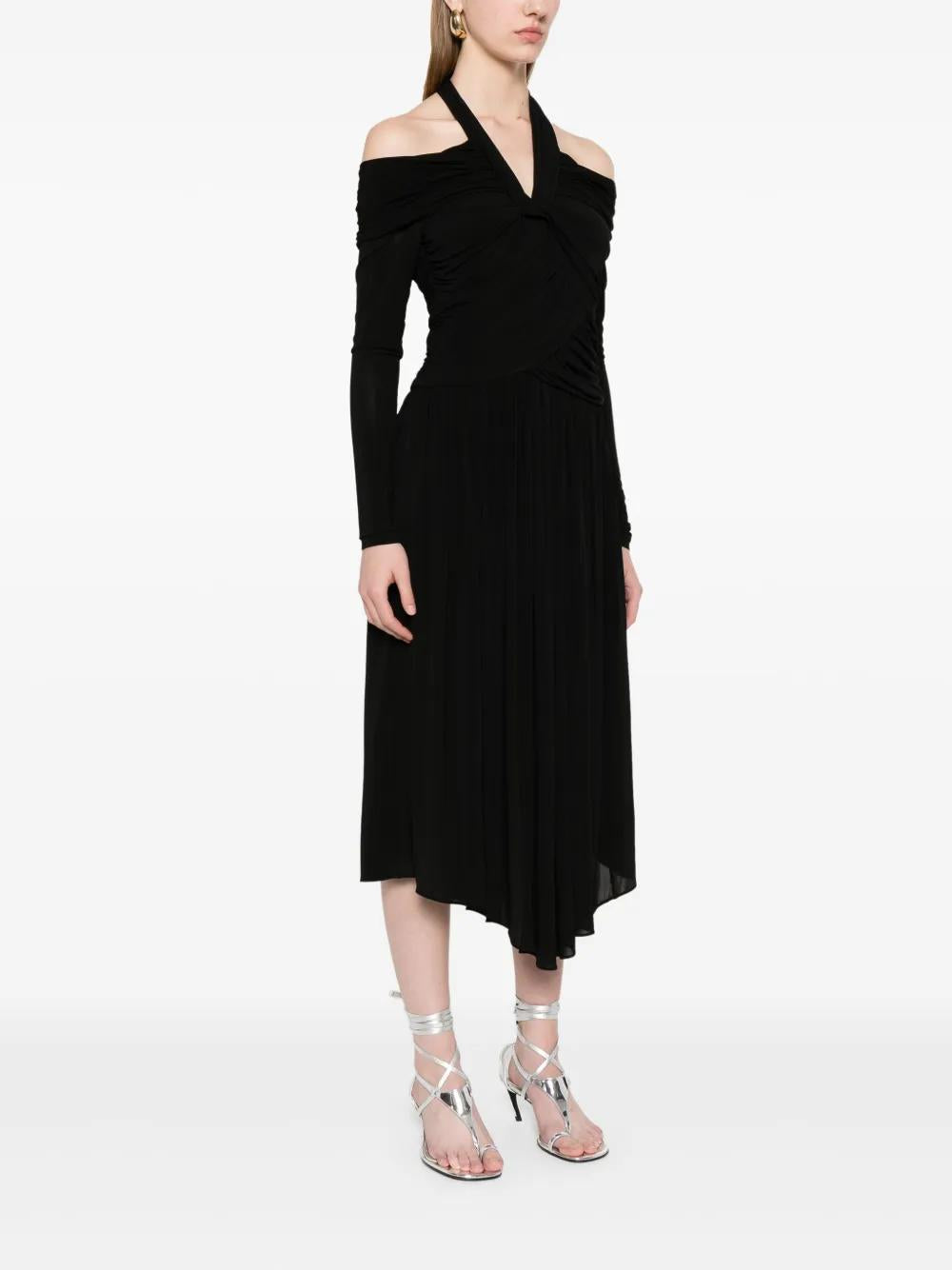 Isabel Marant Ml Valentine Black Nud Dress