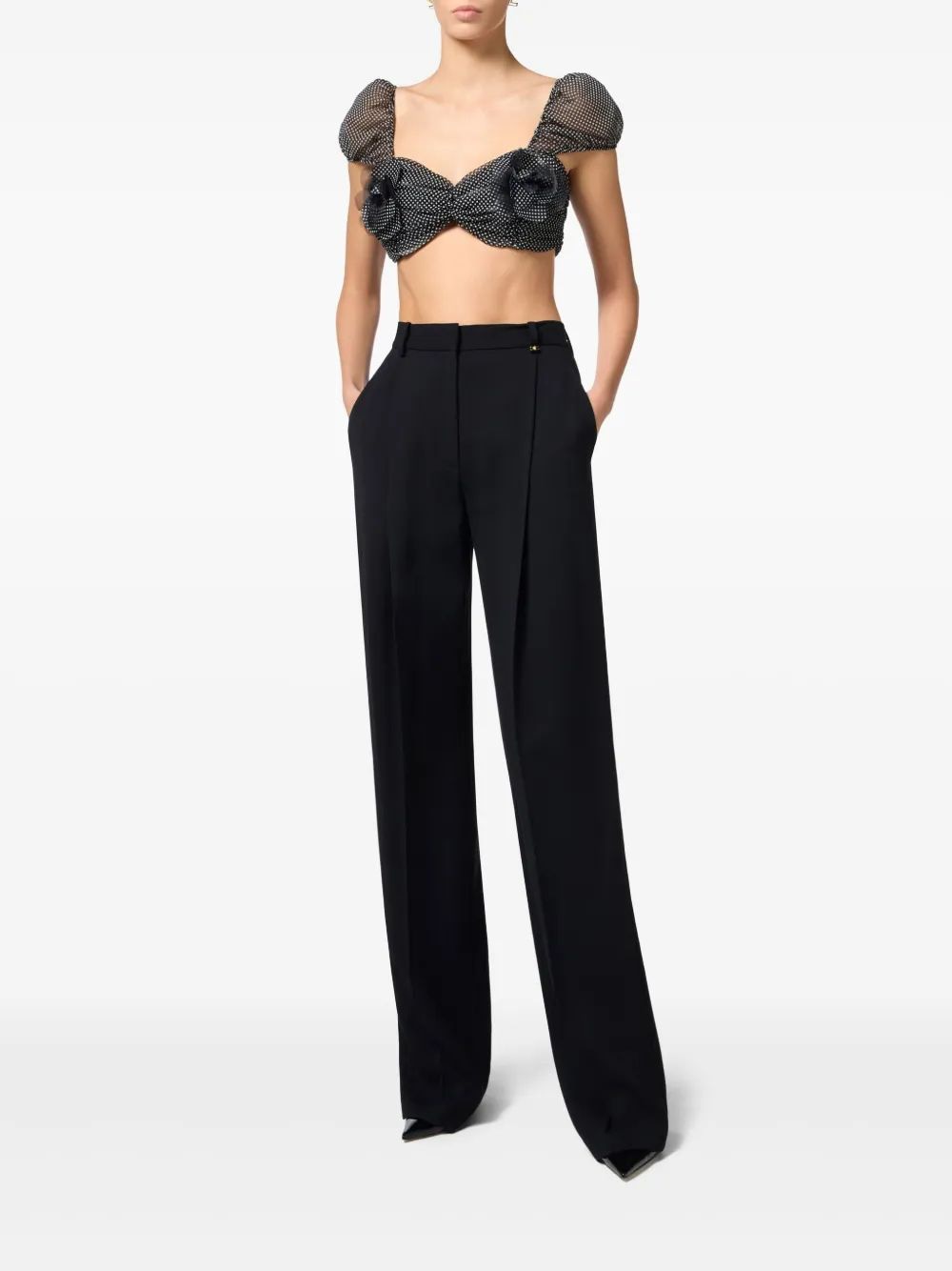 Elisabetta Franchi Polka Dot Print Top