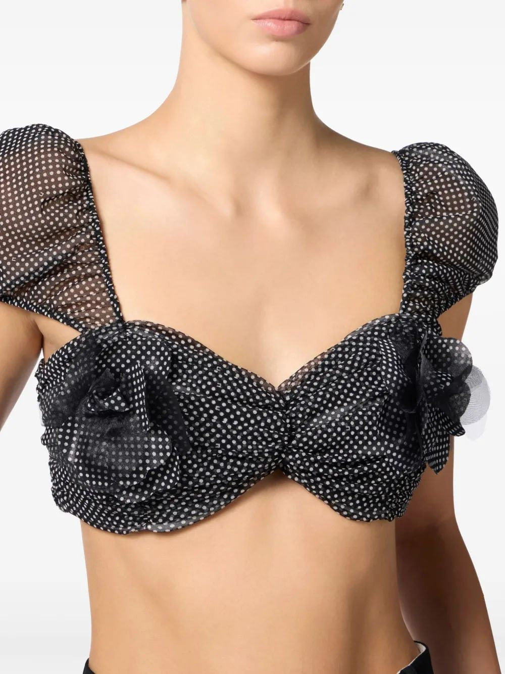 Elisabetta Franchi Polka Dot Print Top