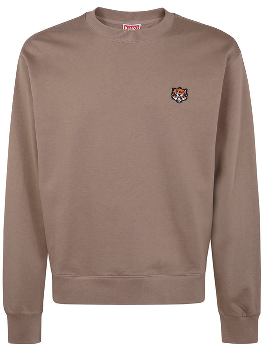 Kenzo Crewneck Sweatshirt With Mini Tiger Logo