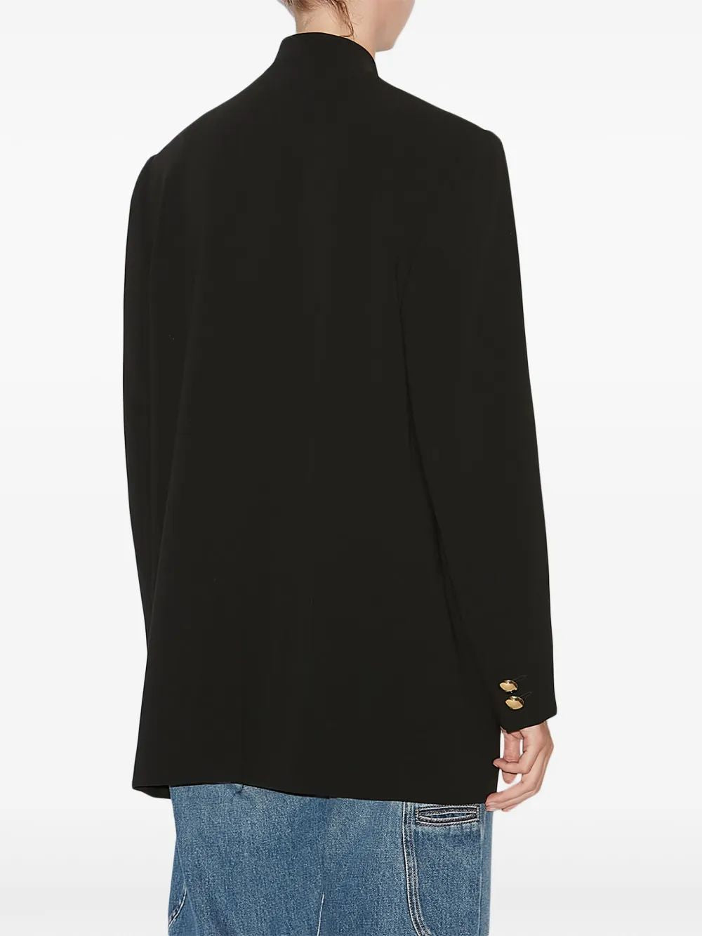 Isabel Marant Helona Black Blazer With Gold Buttons