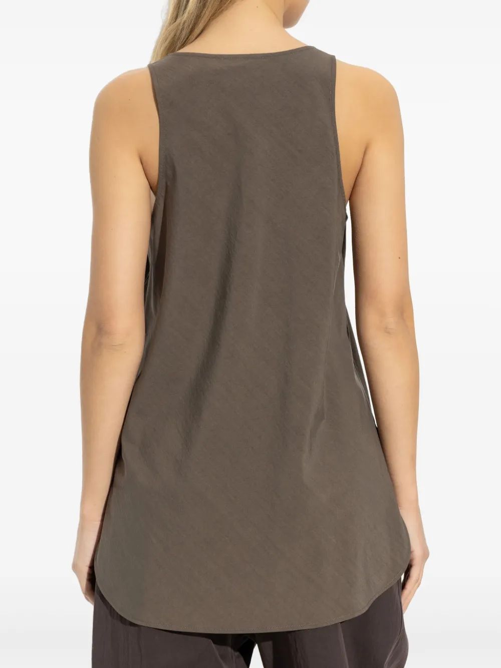 Lemaire Brown Bias Tank Top