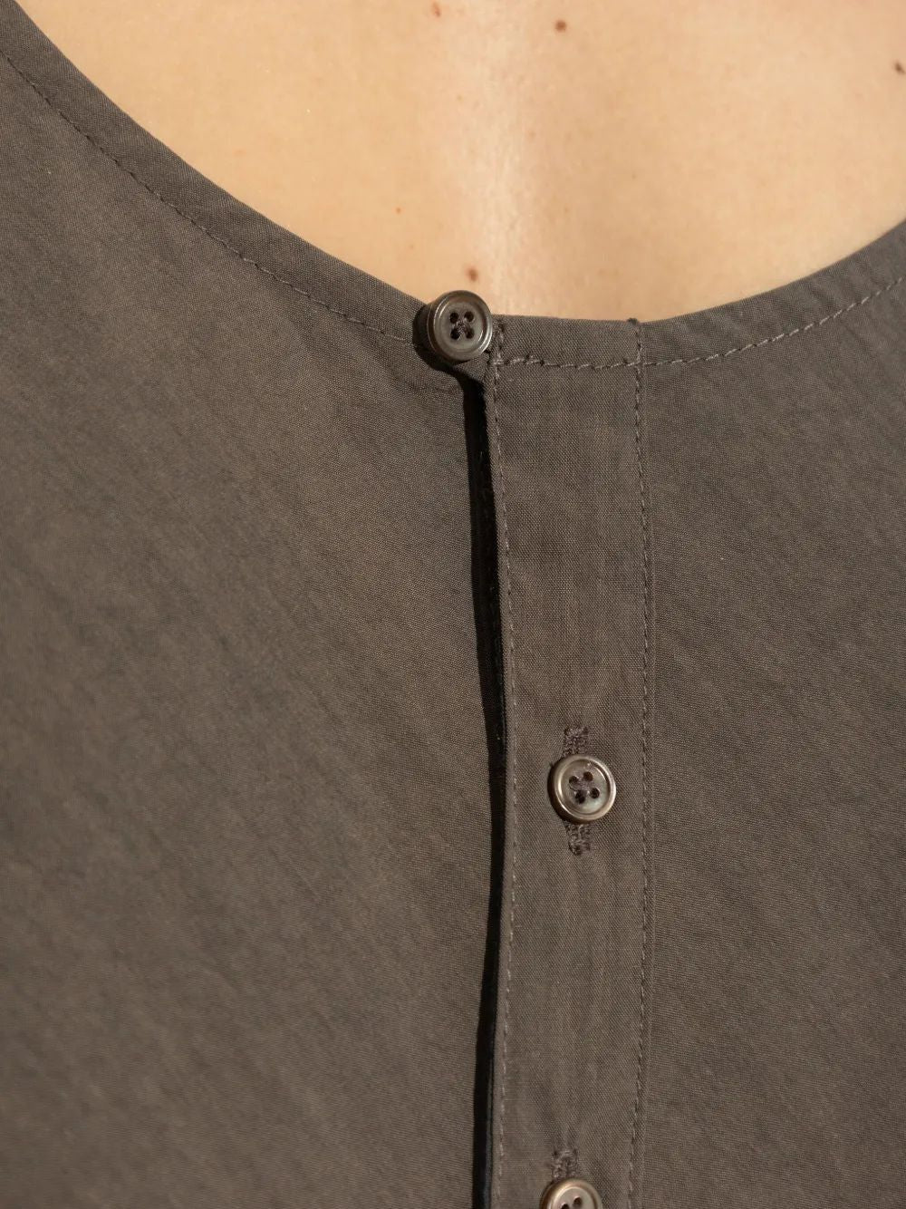 Lemaire Brown Bias Tank Top